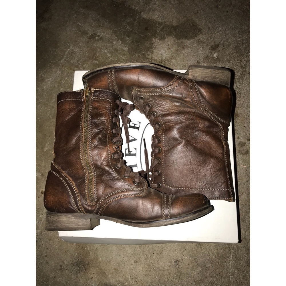 Steve madden troopa combat boots